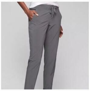 Athleta Gray Midtown Ankle Pant Size 12T